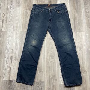 Tommy Bahama Jeans Mens 40x34 Cayman Island Distressed Relaxed‎ Fit Blue